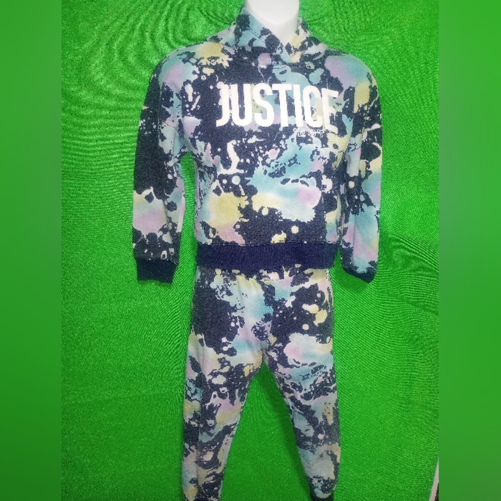 Justice Kids' Multicolor Splash Sweatpants